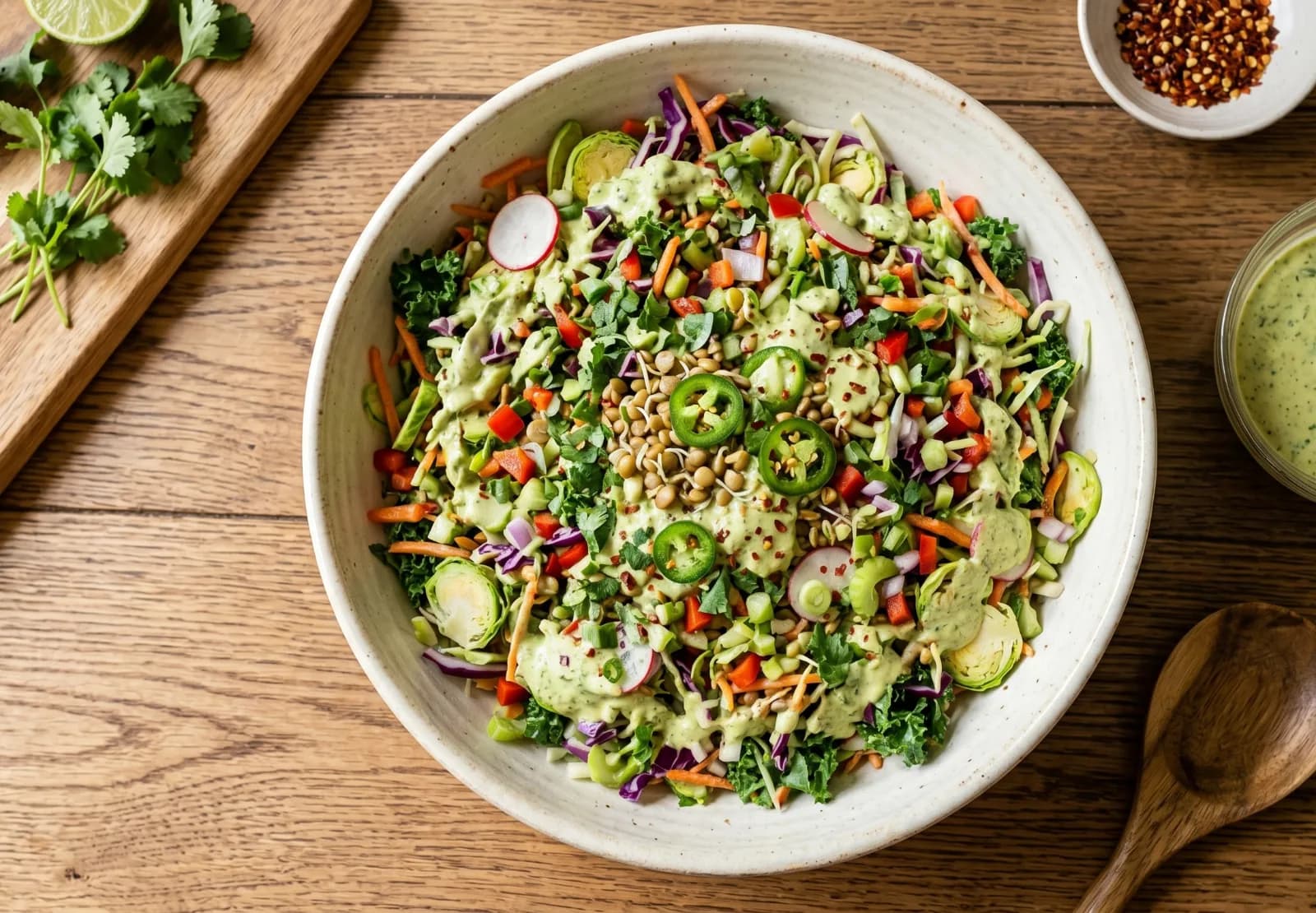 Coleslaw crémeux jalapeño