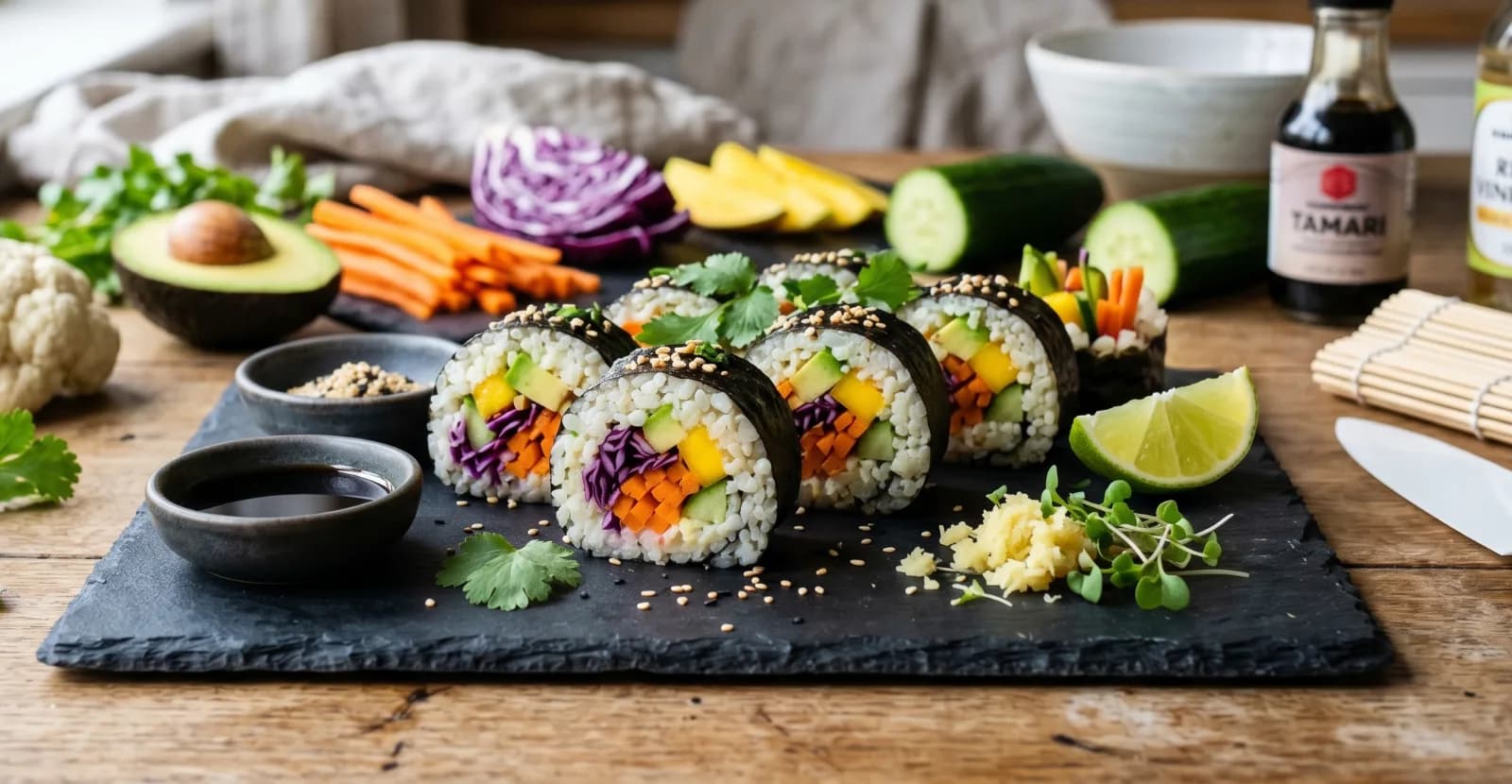 Sushi crus rainbow