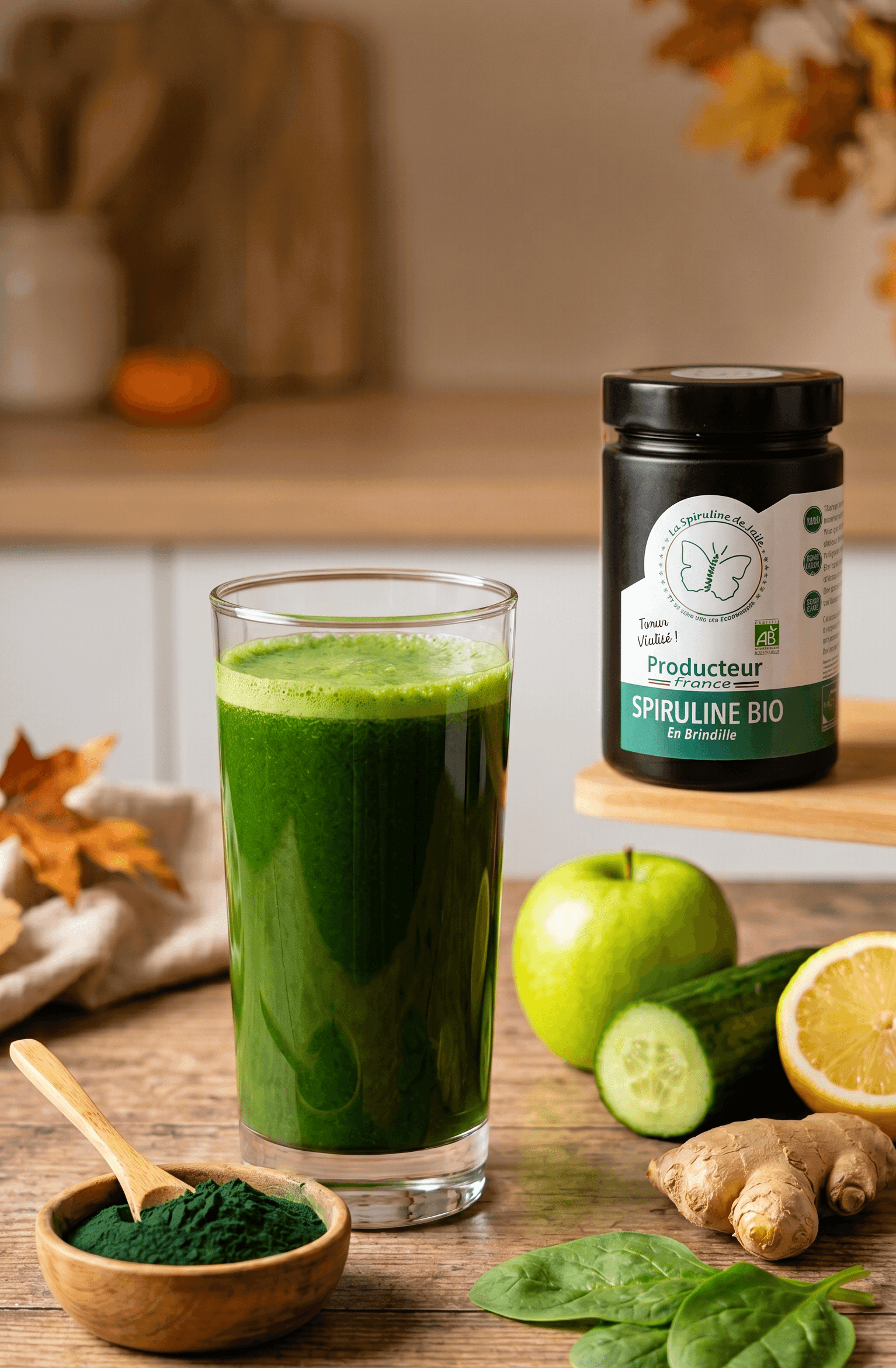 Jus Immunité & Énergie à la Spiruline
