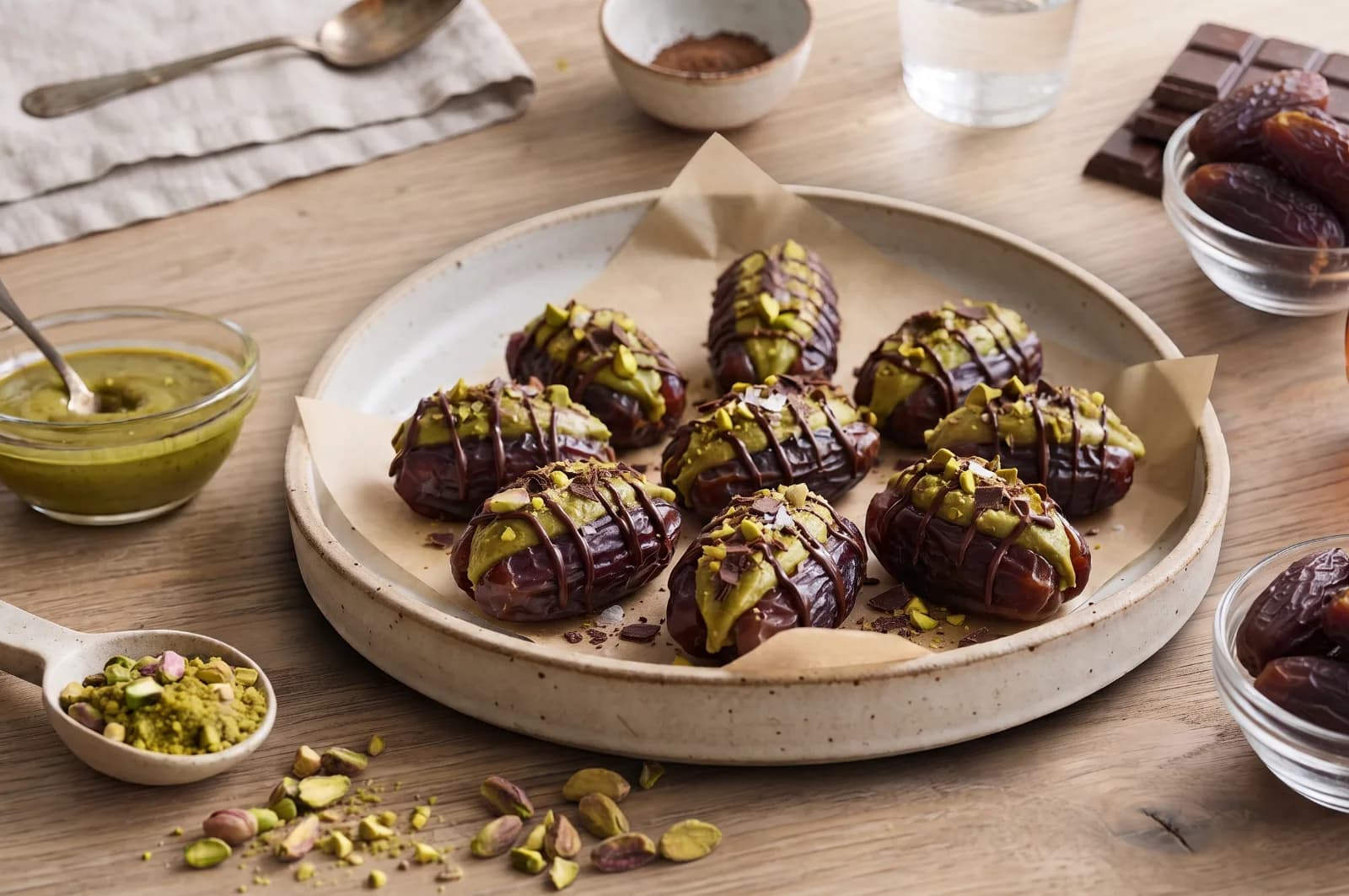 Dattes façon « Chocolat Dubaï »